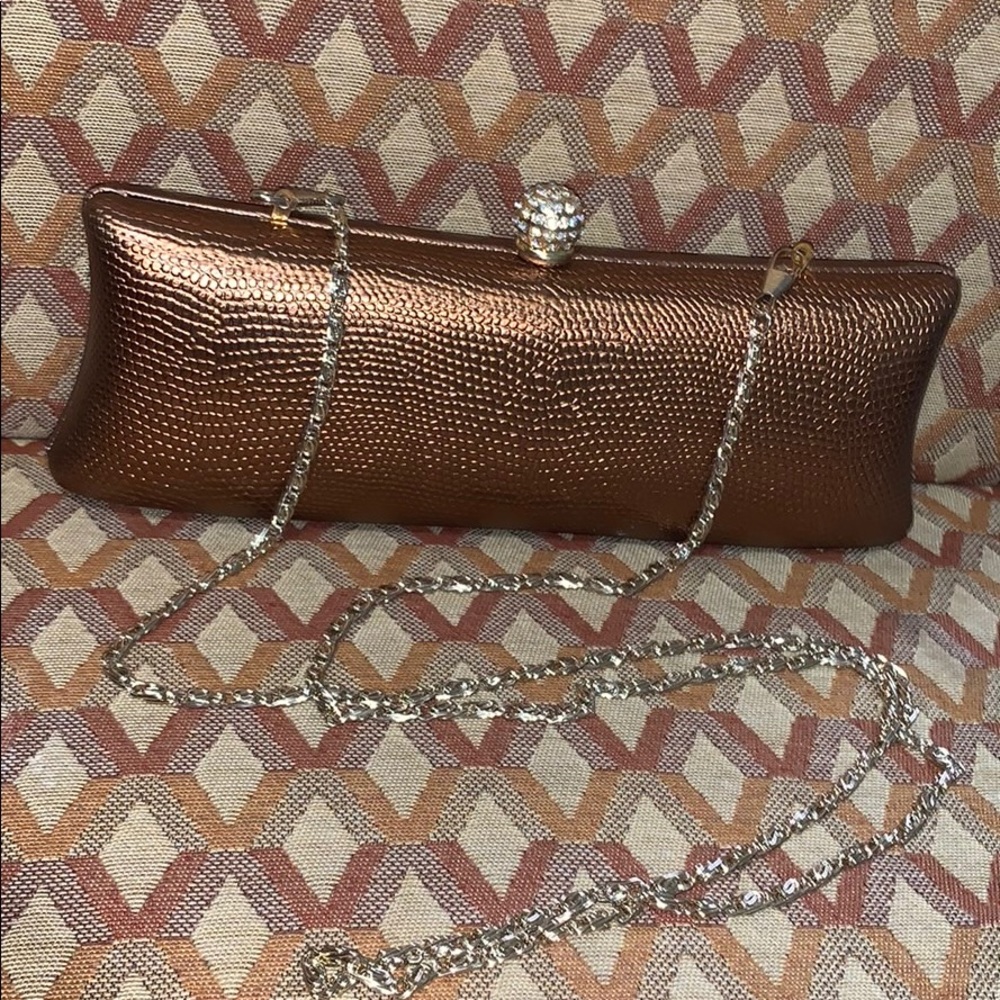 Elegant Rhinestone Hard Clutch Evening bag